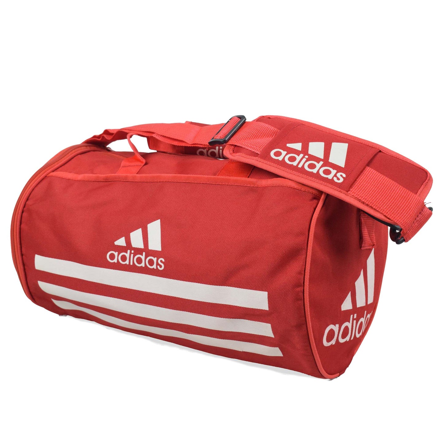 Ads Duffle bag With Shoe Compartment Red & Black - 18 inches