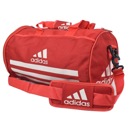 Ads Duffle bag With Shoe Compartment Red & Black - 18 inches