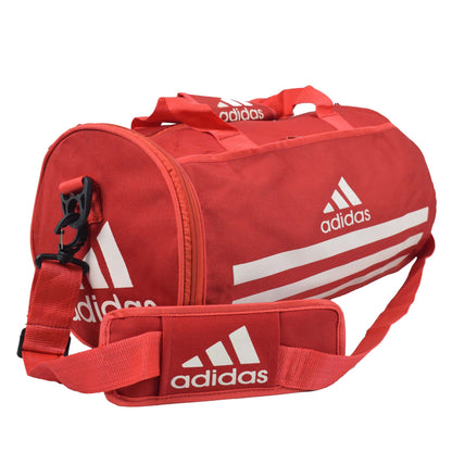 Ads Duffle bag With Shoe Compartment Red & Black - 18 inches