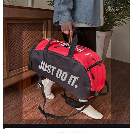 Jordan 2 in 1 Backpack & Duffel Bag - Red n Black