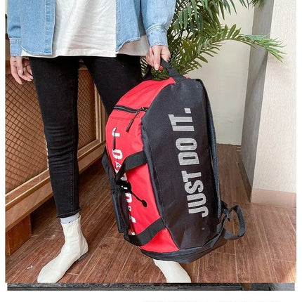 Jordan 2 in 1 Backpack & Duffel Bag - Red n Black