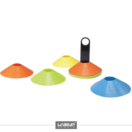 LiveUp Agility Cones Set with Rack
