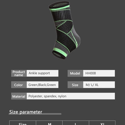 Ankle Support brace 1 pair (2 pieces) - Black Tango Sports