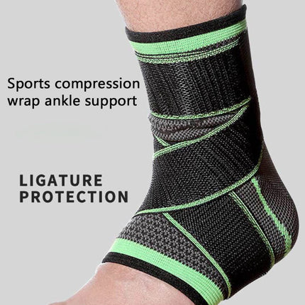 Ankle Support brace 1 pair (2 pieces) - Black Tango Sports