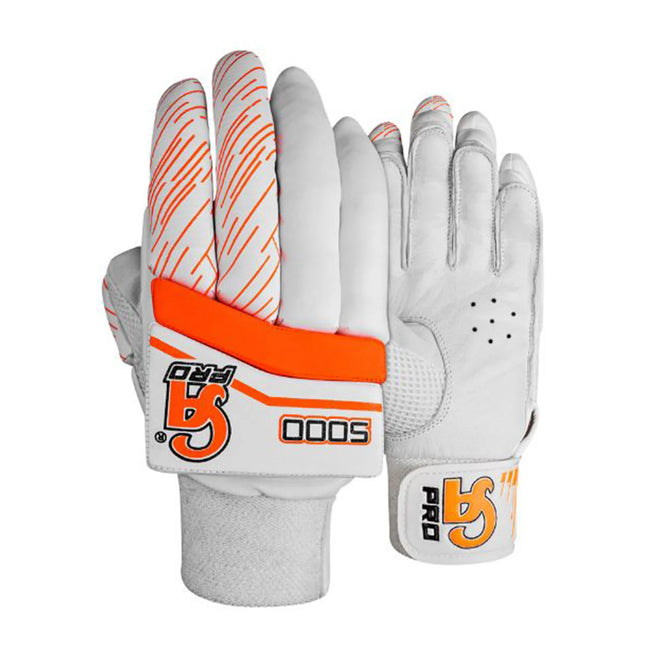 CA PRO 5000 Gloves - PRO 5000 for Adults - Left Handed White/Orange