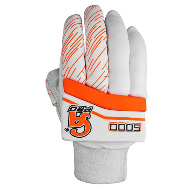 CA PRO 5000 Gloves - PRO 5000 for Adults - Left Handed White/Orange