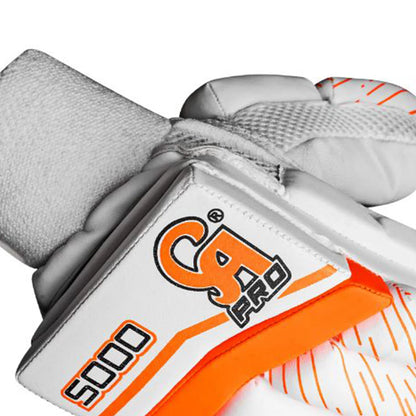 CA PRO 5000 Gloves - PRO 5000 for Adults - Left Handed White/Orange