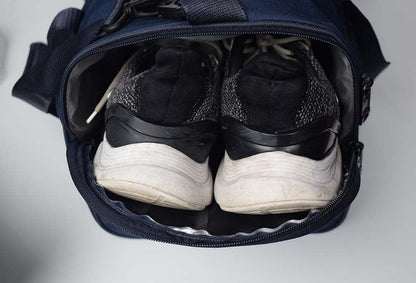 Ads Essential Duffle Bag with Shoe Compartment - Navy