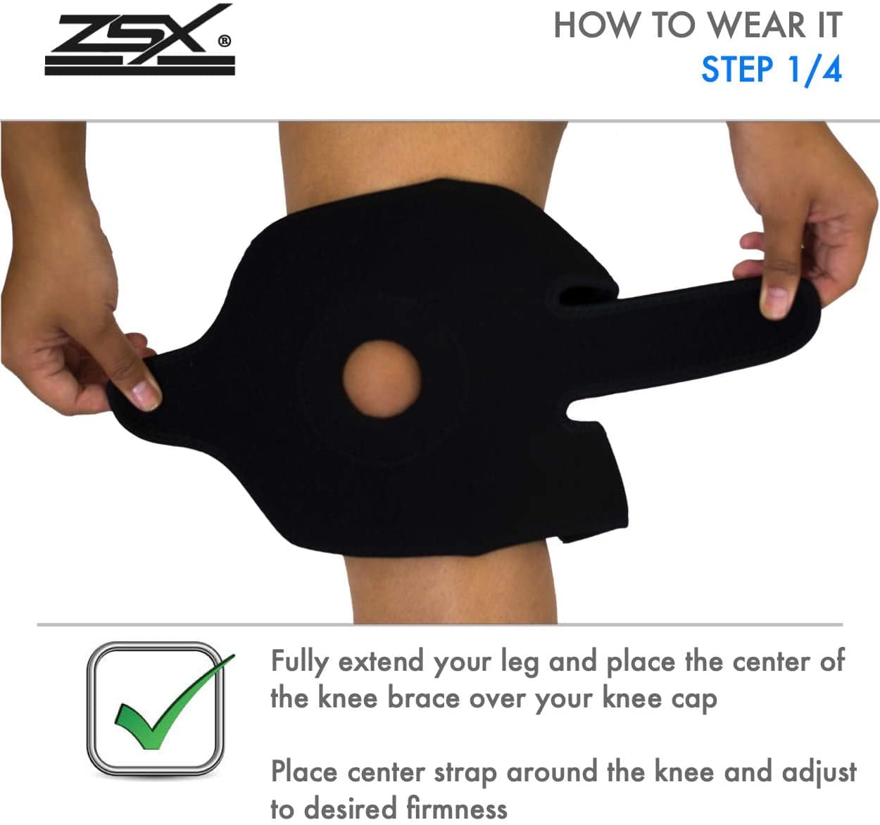 Knee Support Brace Open Patella Tango Sports