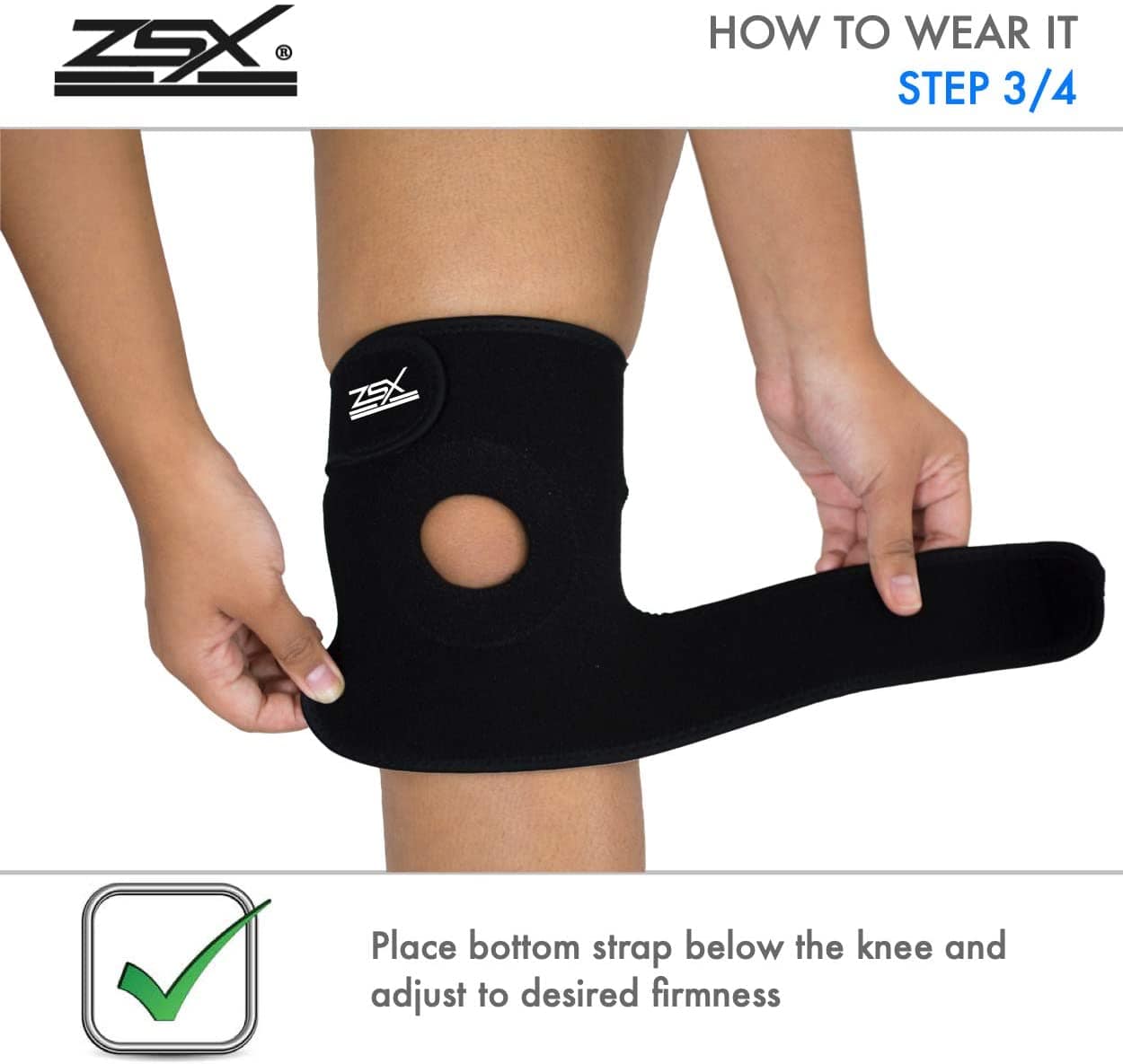 Knee Support Brace Open Patella Tango Sports