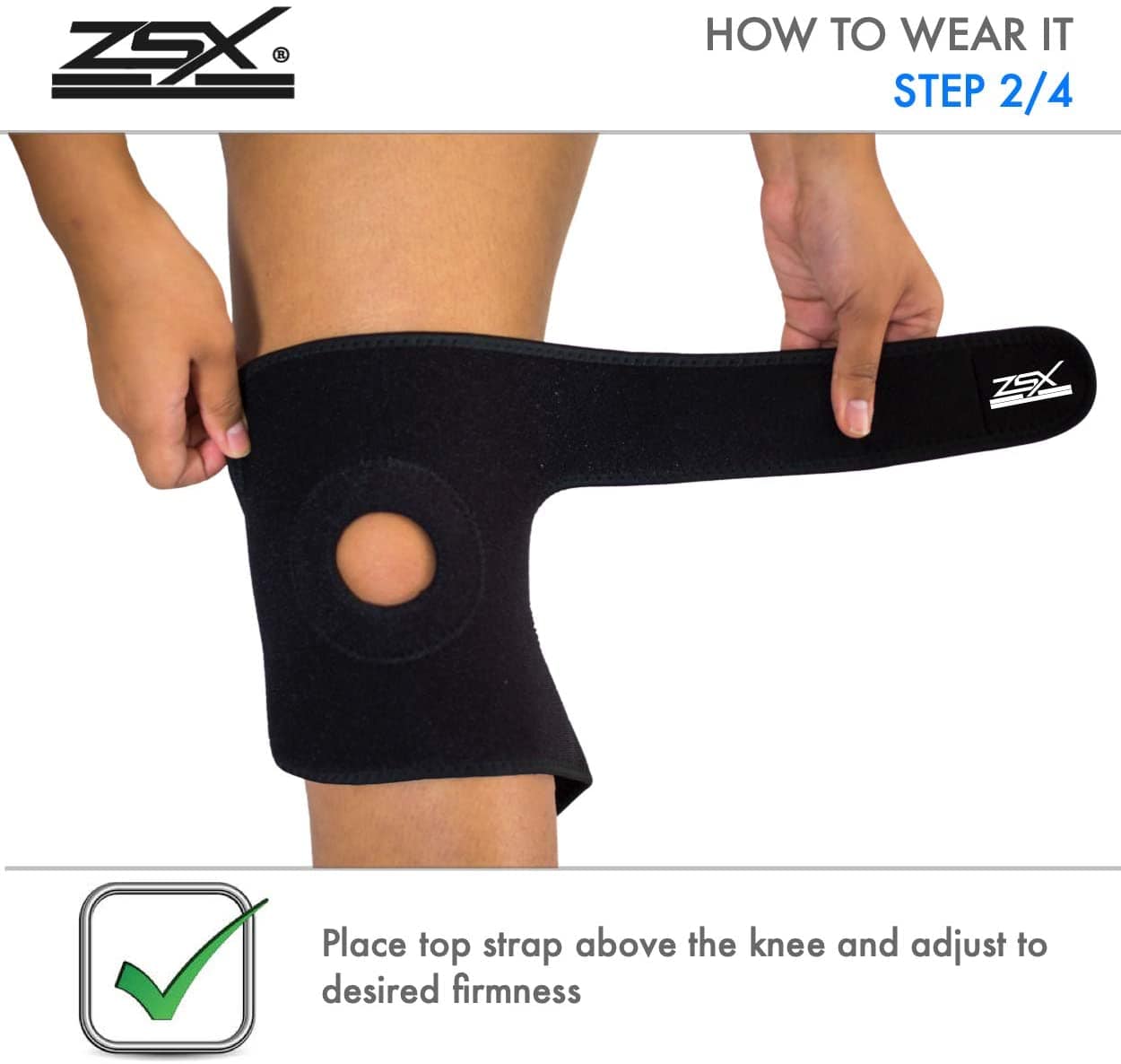 Knee Support Brace Open Patella Tango Sports