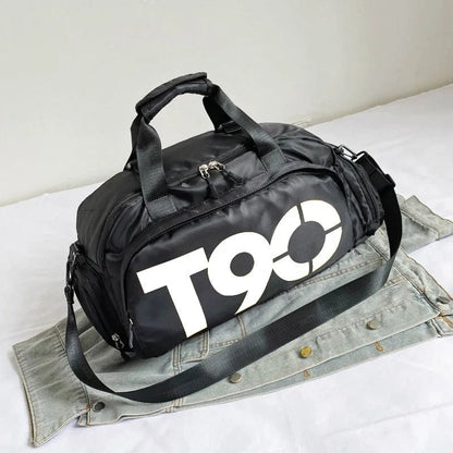 T90 Backpack 2 in 1 with Shoe Compartment - Black