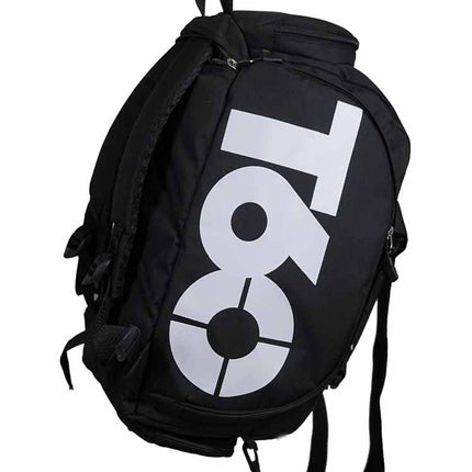 T60 Backpack 2 in 1 with Shoe Compartment - Black