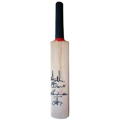 Signature Bat Mini Cricket Bat Miniature Autograph Bat