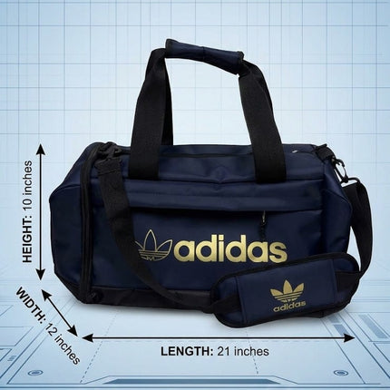 Ads Trefoil Duffel bag 22 Inch - Blue