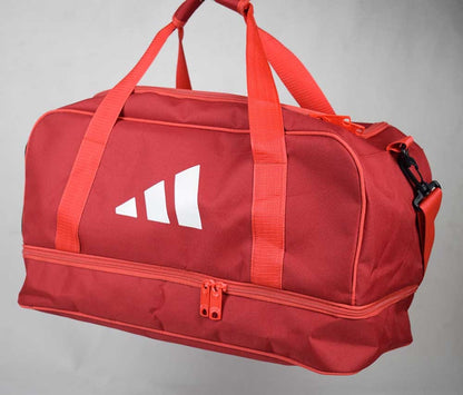 Ads Tiro League Duffle Bag With Shoe Compartment - Full Red