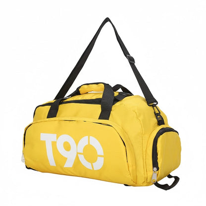 T90 Backpack 2 in 1 with Shoe Compartment - Yellow